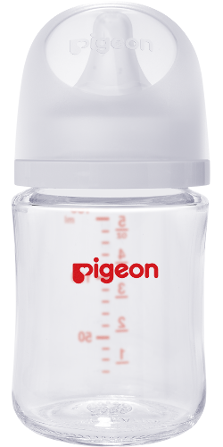 Pigeon softouch peristaltic plus бутылочка для кормления стеклянная 0+ 160 мл