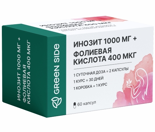 ИНОЗИТ 1000МГ+ФОЛИЕВАЯ КИСЛОТА 400МКГ
