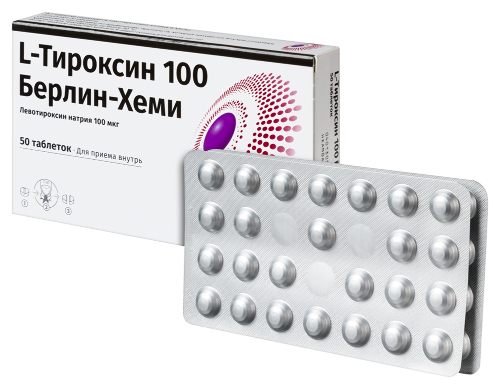 L-ТИРОКСИН 100 БЕРЛИН-ХЕМИ