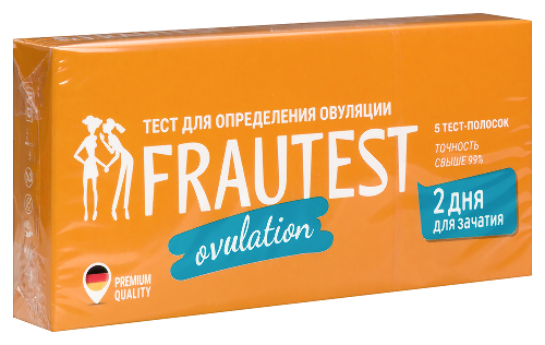 ТЕСТ-ПОЛОСКА ДЛЯ ОПРЕДЕЛЕНИЯ ОВУЛЯЦИИ FRAUTEST OVULATION N5