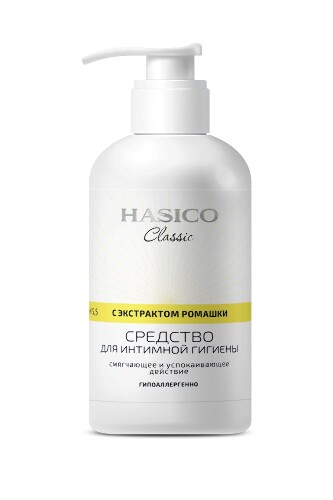 Купить Hasico classic средство для интимной гигиены с экстрактом ромашки 250 мл цена