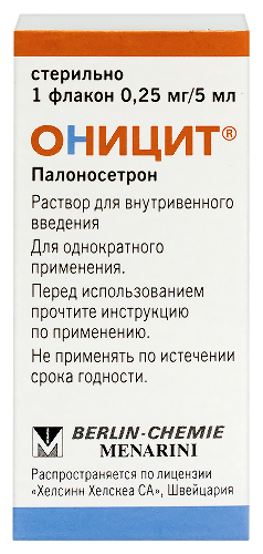 Купить Оницит 250 мг/5 мл раствор для внутривенного введения 5 мл флакон 1 шт. цена