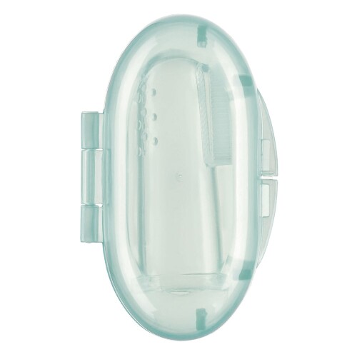 HAPPY BABY ЗУБНАЯ ЩЕТКА НА ПАЛЕЦ С ФУТЛЯРОМ FINGER SILICONE 6+
