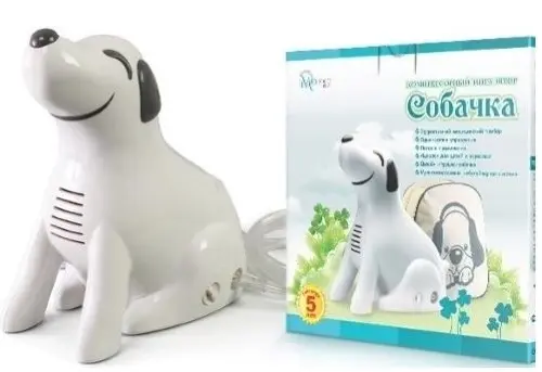 Ингалятор (небулайзер) Собачка (Doggy) компрессорный с сумкой