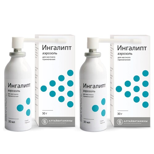 Набор из 2-х упаковок ИНГАЛИПТ аэрозоль для местного применения 30мл