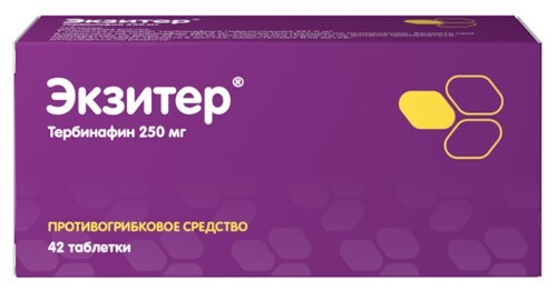 Экзитер 250 мг 42 шт. таблетки