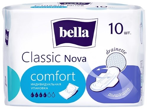 Прокладки classic nova comfort drainette 10 шт.