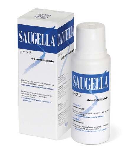Купить Saugella dermoliquido средство для интимной гигиены 250 мл цена