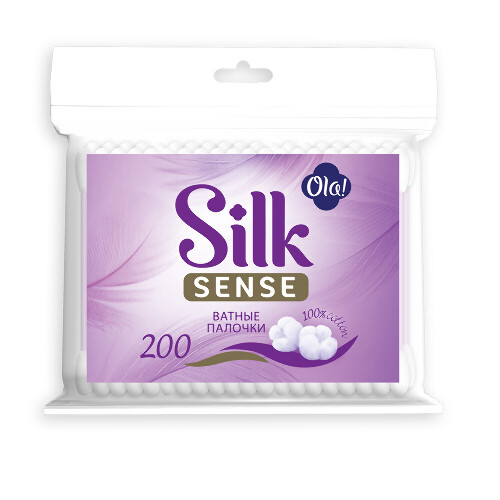 Ola silk sense ватные палочки 200 шт./п/эт