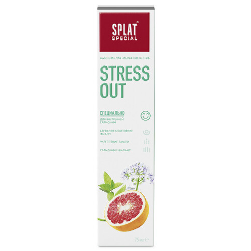 Splat special зубная паста stress out 75 мл