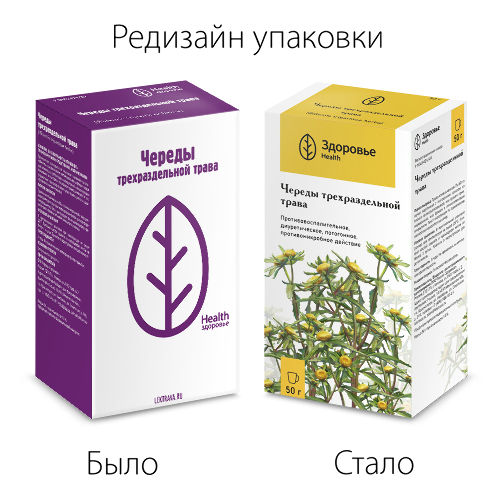 ЧЕРЕДЫ ТРЕХРАЗДЕЛЬНОЙ ТРАВА