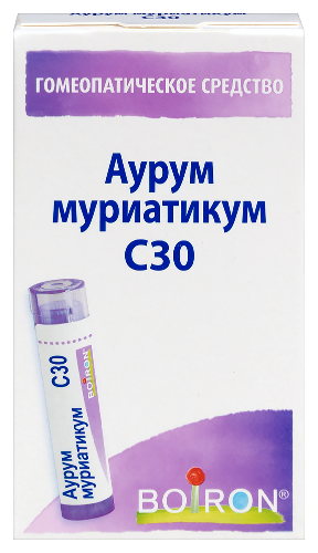 АУРУМ МУРИАТИКУМ С30 ГОМЕОПАТ МОНОКОМП ПРЕПАРАТ РАСТИТ ПРОИСХОЖД