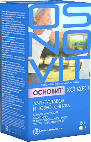 ОСНОВИТ ХОНДРО ДЛЯ СУСТАВОВ И ПОЗВОНОЧНИКА