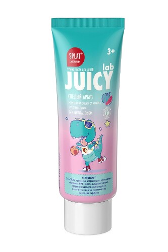 ДЕТСКАЯ ЗУБНАЯ ПАСТА JUICY LAB СО ФТОРОМ