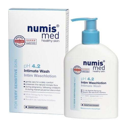 Купить Numis med гель моющий для интимной гигиены у женщин рн 4,2 200 мл цена