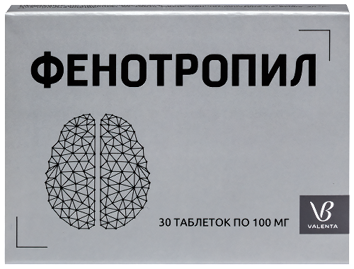 Фенотропил 100 мг 30 шт. таблетки
