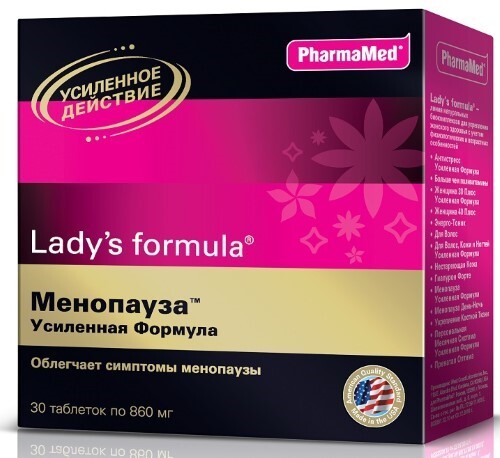 Купить Lady`s formula менопауза усил формула 30 шт. таблетки цена