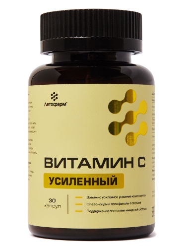 Летофарм витамин с усиленный 30 шт. капсулы массой 0,81 г/банка