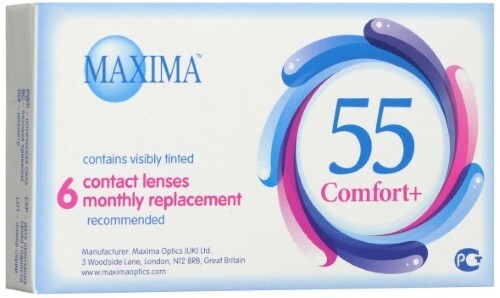 Купить Maxima 55 comfort + контактные линзы плановой замены/-3,75/ 6 шт. цена