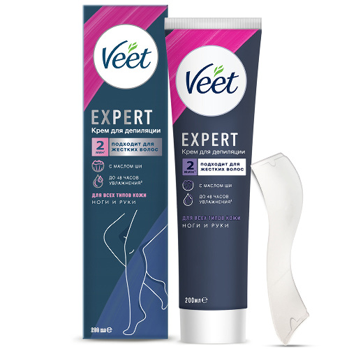 Купить Veet expert крем для депиляции для всех типов кожи 200 мл цена