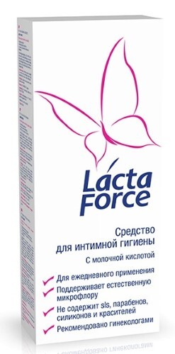 911 Lactaforce средство для интимной гигиены с молочной кислотой 200 мл
