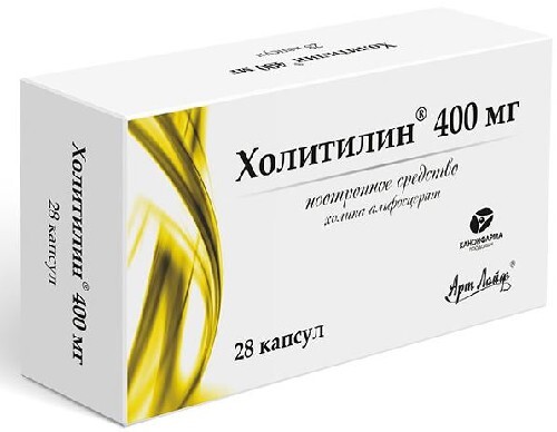 Купить Холитилин 400 мг 28 шт. капсулы блистер цена
