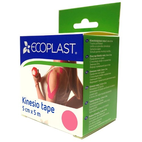 ECOPLAST КИНЕЗИО ТЕЙП 5СМХ5М