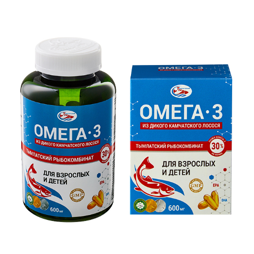Набор "Омега-3 из дикого камчатского лосося" - "ДЛЯ ВСЕЙ СЕМЬИ"