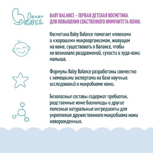 Baby balance мягкий гель для подмывания мальчиков 250 мл