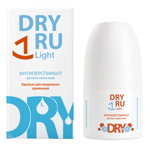 Dry ru light антиперспирант для всех типов кожи 50 мл