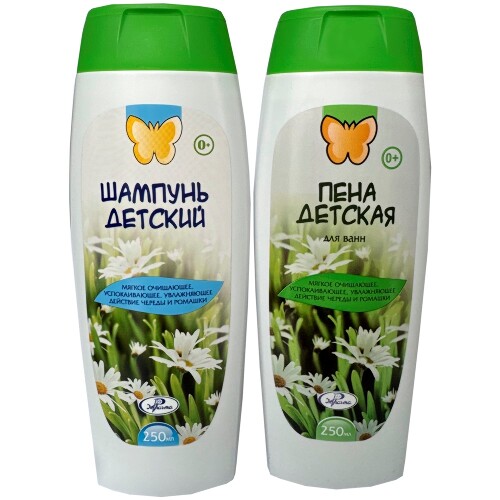Детский набор «Инфарма»: шампунь + пена для ванн - со скидкой 10%
