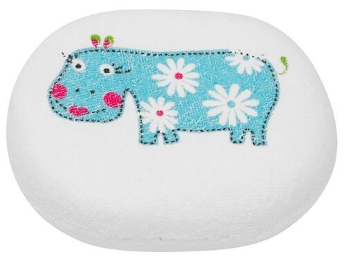Roxy-kids мягкая губка с махровым покрытием hippo 0+