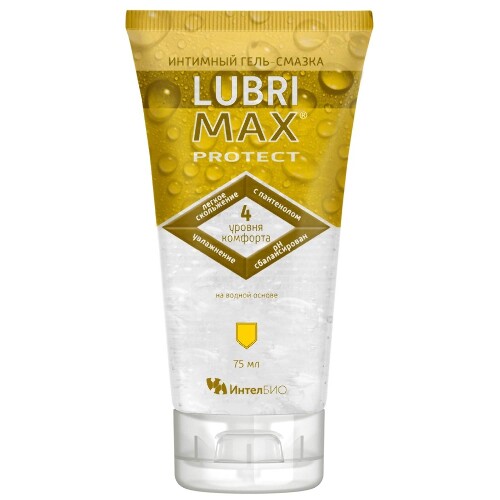 Lubrimax protect гель-смазка интимный 75 мл