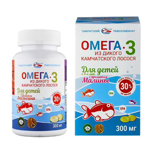 Набор "Омега-3 из дикого камчатского лосося" - "ЯРКОЕ ДЕТСТВО"