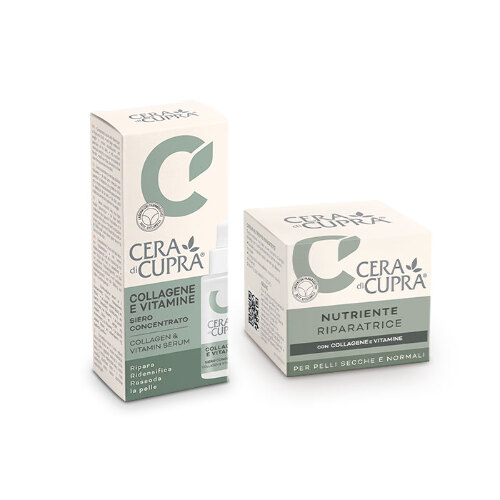Купить Cera di cupra крем для лица коллаген и витамины восстанавливающий питательный для сухой и нормальной кожи 50 мл цена