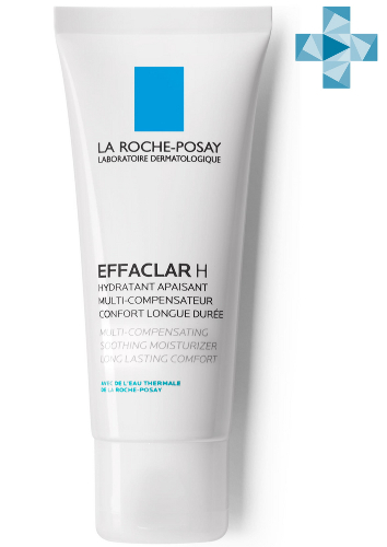Купить La roche-posay effaclar h восстанавливающее средство для кожи, пересушенной в результате применения пересушивающих средств 40 мл цена