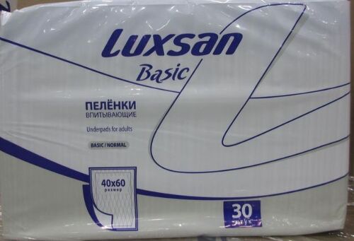 Купить Пеленки luxsan basic/normal впитывающие 40х60 30 шт. цена