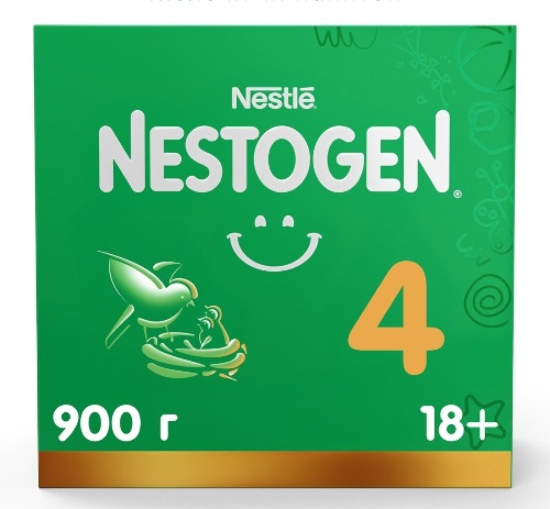 Nestogen 4 сухой напиток молочный детское молочко с пребиотиками и лактобактериями l reuteri 3х300 гр