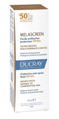 Ducray melascreen флюид против пигментации защитный spf50+ 50 мл