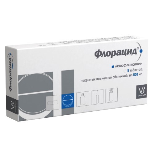 Купить ФЛОРАЦИД 0,5 N5 ТАБЛ П/ПЛЕН/ОБОЛОЧ цена