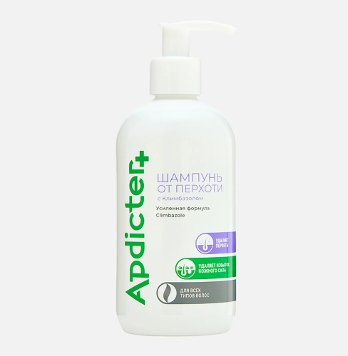 Apdicter+ шампунь от перхоти с климбазолом 250 мл