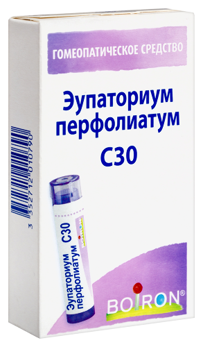 ЭУПАТОРИУМ ПЕРФОЛИАТУМ С30 ГОМЕОПАТ МОНОКОМП ПРЕПАРАТ РАСТИТ ПРОИСХОЖД