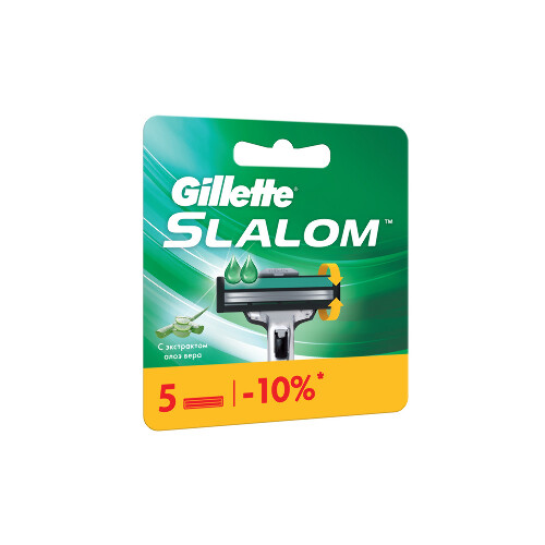 Gillette slalom кассета сменная 5 шт.