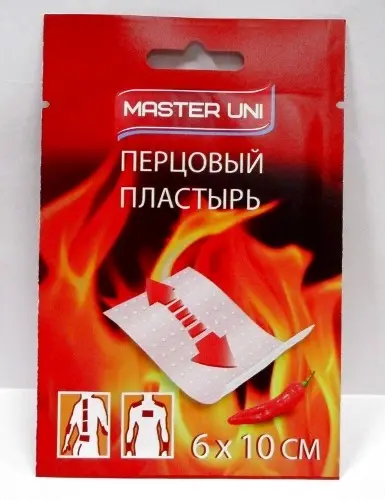 ПЛАСТЫРЬ MASTER UNI МЕДИЦИНСКИЙ ПЕРЦОВЫЙ 6X10