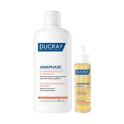Набор DUCRAY CREASTIM ЛОСЬОН ПРОТИВ ВЫПАДЕНИЯ ВОЛОС 60МЛ + Ducray anaphase шампунь для роста волос замедляющий выпадение 400мл