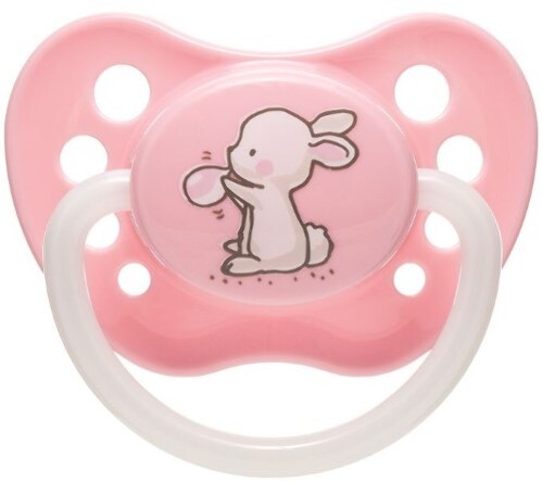 Купить Canpol babies соска-пустышка силиконовый little cutie 6-18 розовый цена