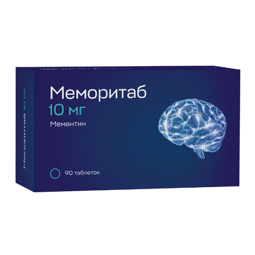 Меморитаб 10 мг 90 шт. таблетки диспергируемые