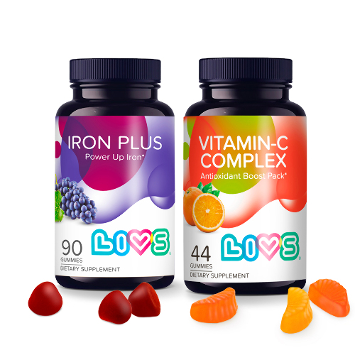Набор LIVS Витамин-С комплекс + LIVS Комплекс мультивитаминов Железо