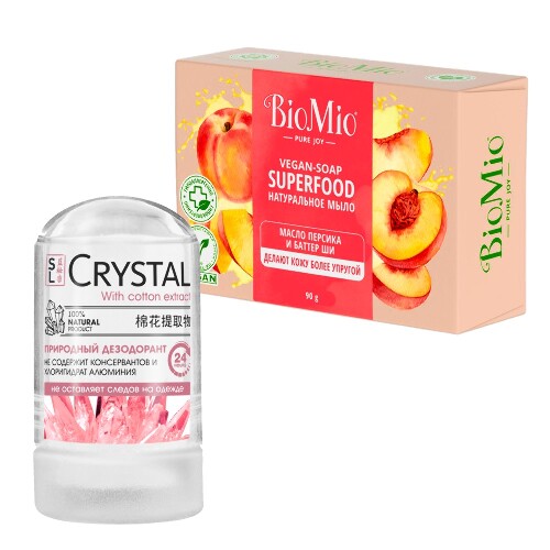 Купить Biomio bio-soap superfood мыло натуральное с маслом персика и баттером ши 90 гр цена