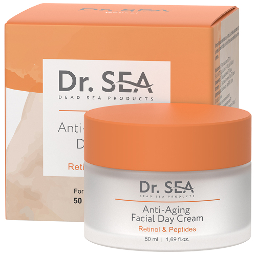 Купить Dr sea крем для лица с ретинолом и пептидами антивозрастной дневной 50 мл цена